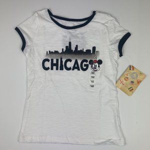 Disney Chicago Skyline Mickey Mouse Girls Shirt